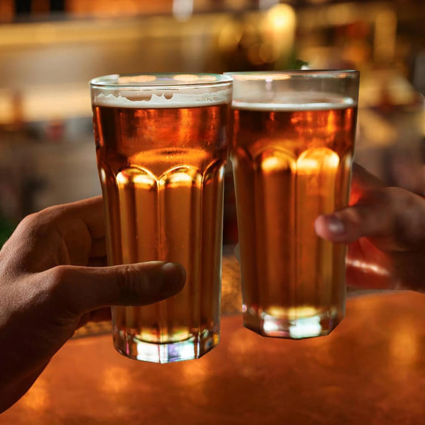 Unbreakable Plastic Glasses - Set of 9