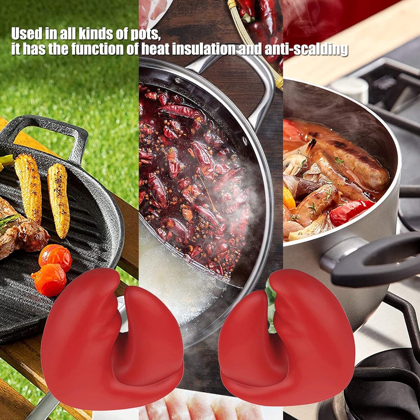 Colorful Silicone Heat-Resistant Cooking Gloves™