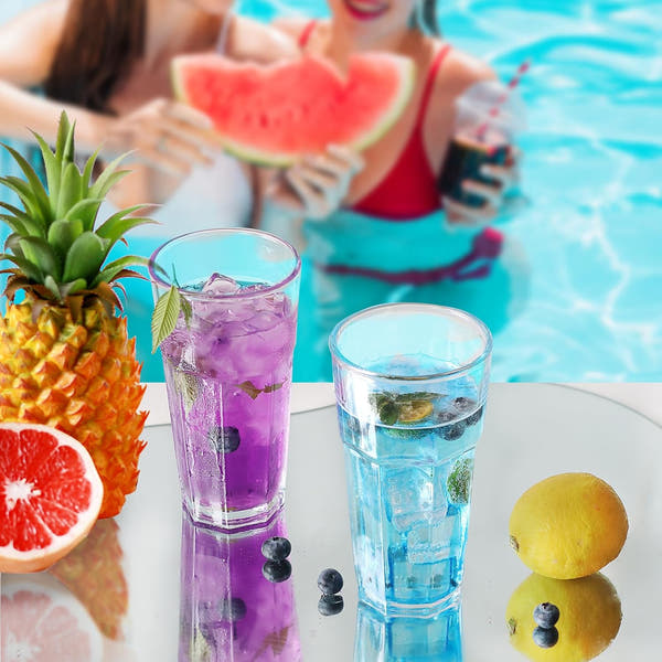 Unbreakable Plastic Glasses - Set of 9