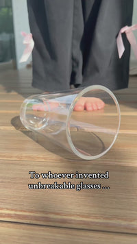 Unbreakable Plastic Glasses - Set of 9